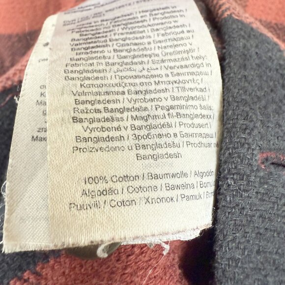 Only & Sons Rustic Red Checker Overshirt - Picture 5 of 5